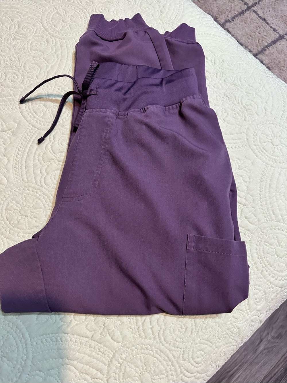 Women’s  Purple joggers Drawstring